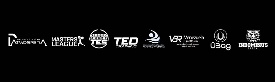 Logos de los partners oficiales del evento Hyrox Simulation